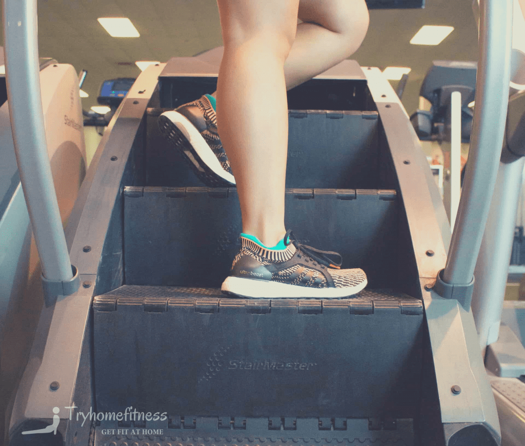 girl on a stairmaster 