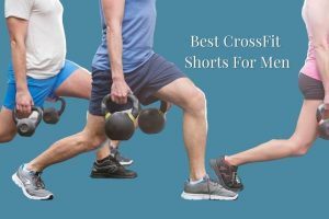 crossfit shorts men training with kettlebells